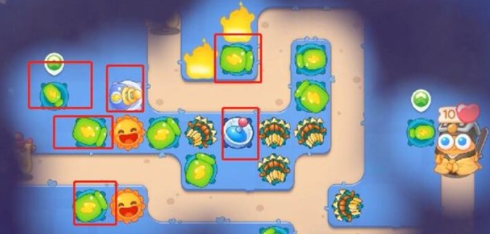 保卫萝卜4阿波道长17关攻略   阿波道长第17关怎么过图片5