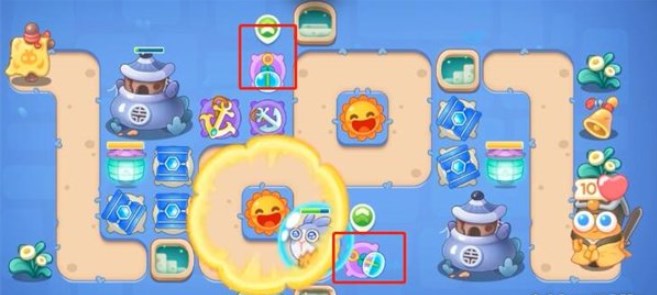 保卫萝卜4阿波道长19关攻略   阿波道长第19关怎么过图片5