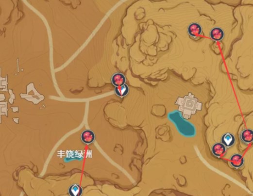 原神3.3版本赤念果位置大全   最新赤念果采集路线分布图[多图]图片7