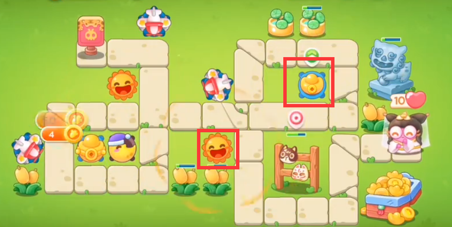 保卫萝卜4白萝卜传奇51关攻略    白萝卜传奇第51关怎么过图片3