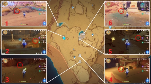 原神圣章石位置大全   3.1版圣章石全收集坐标刷新点分布图图片5