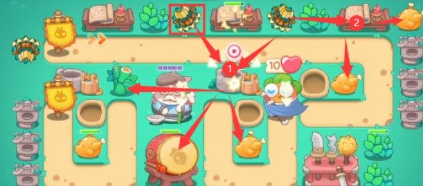 保卫萝卜4喜乐月饼节第3关攻略   喜乐月饼节第三关怎么过图片4