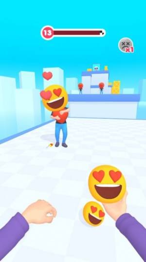 抛出表情符号游戏官方安卓版(Emoji Throw)图片1