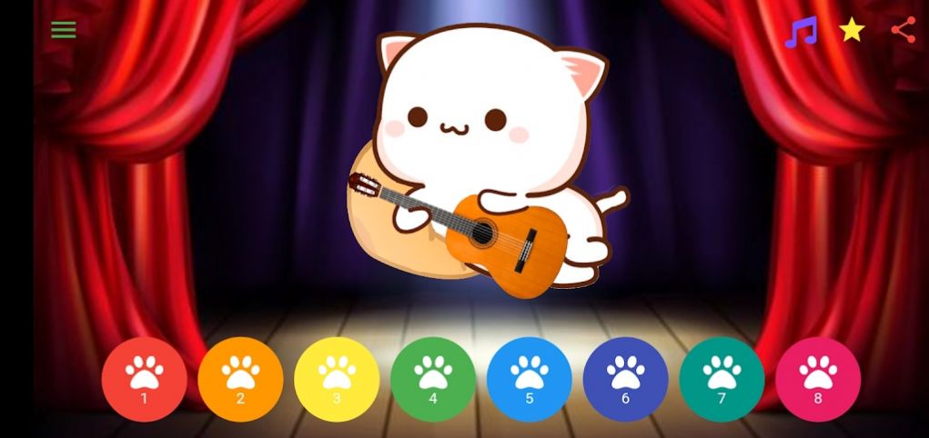 Peach Cat Music游戏图3