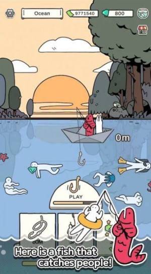 钓鱼的鱼游戏安卓版(Fisher Fish)图片1