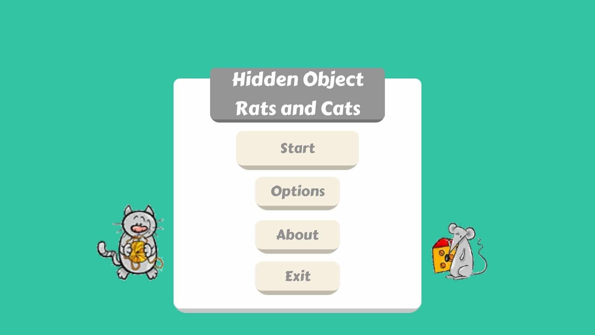 隐藏对象老鼠和猫游戏图1