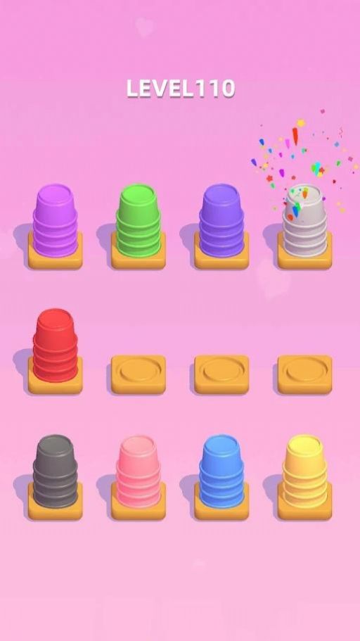 叠杯分拣中文手机版（Stack Cup Sort）图片1