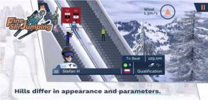 精细跳台滑雪游戏官方安卓版（Fine Ski Jumping）图片1