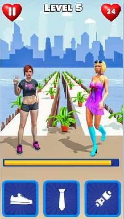 走秀美女时尚赛跑3D游戏最新安卓版图片1
