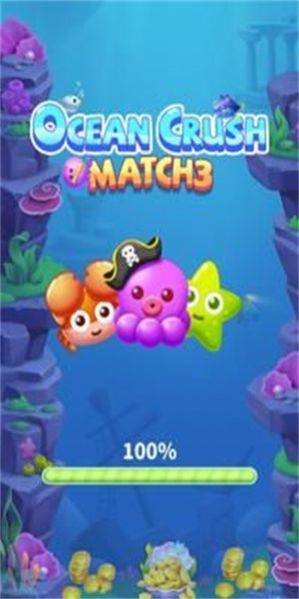 海洋粉碎三消游戏安卓版（Ocean Crush Match3）图片1