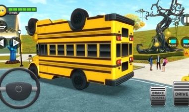 学校巴士驾驶模拟器游戏图1