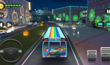 学校巴士驾驶模拟器游戏官方最新版图片1
