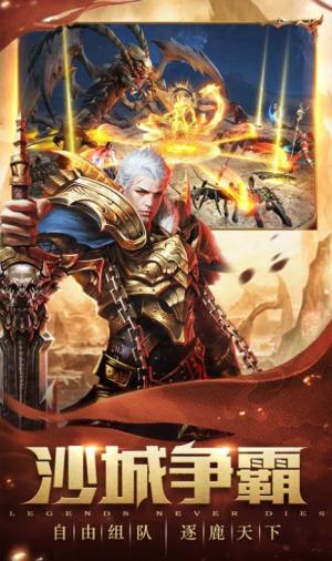 传奇3高爆版屠龙决战沙城手游官方版图片1