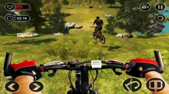 3D模拟自行车越野赛游戏图1