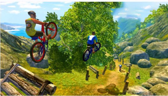 3D模拟自行车越野赛游戏图3