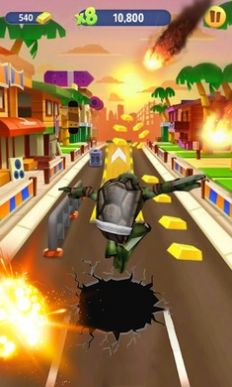 忍者神龟地铁跑酷游戏图1