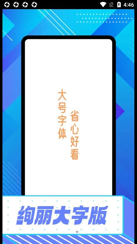 绚丽大字版app手机版下载图片1