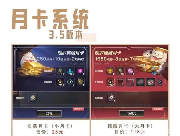 英雄联盟手游月卡值得买吗    lol手游大小月卡购买推荐[多图]