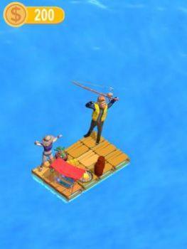 海上木筏钓鱼游戏图2