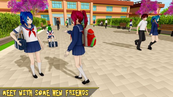 Yumi女孩高中模拟器游戏图3