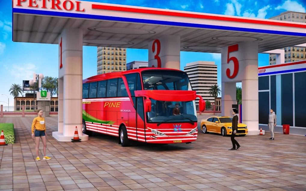 高速公路巴士驾驶模拟器游戏图1