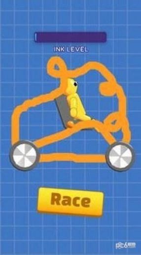 绘制撞车竞赛游戏图2