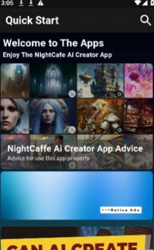 NightCaffe Ai Creator Advice绘画app官方版图片1
