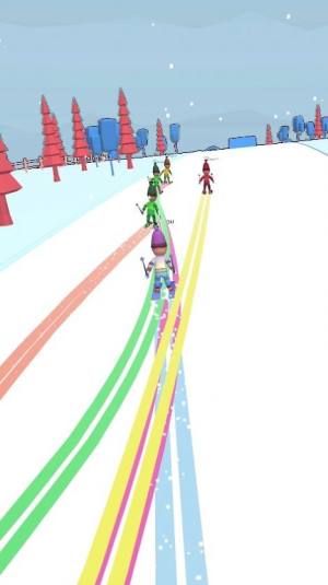 滑雪者山游戏图1