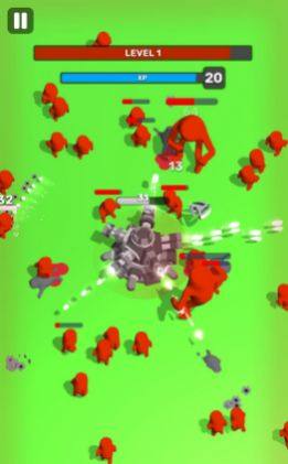 炮塔旋转防御游戏图1