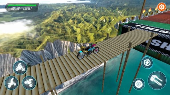脚踏车特技3D游戏图2