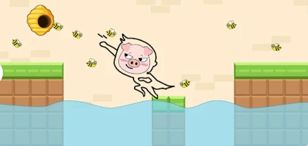 疯狂猪猪画线救援游戏安卓版（Crazy Piggy）图片1