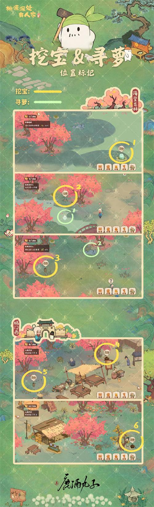 桃源深处有人家念中寻萝攻略    念中寻萝寻宝位置一览[多图]