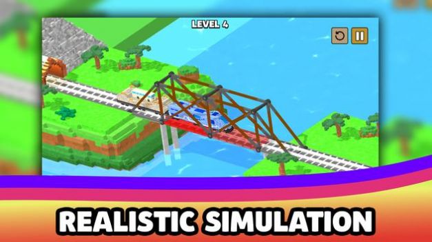 疯狂桥梁模拟器游戏图1