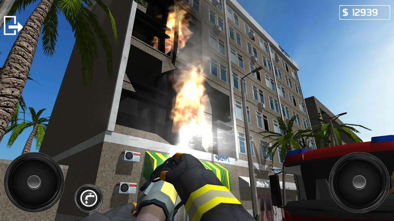 消防车3d模拟器游戏图2