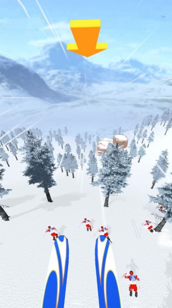 滑雪冲刺游戏图1