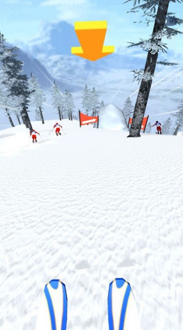 滑雪冲刺游戏图3