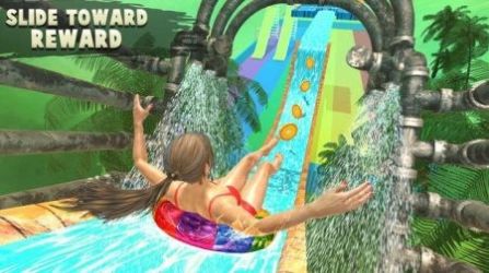水上公园滑梯模拟器游戏图1