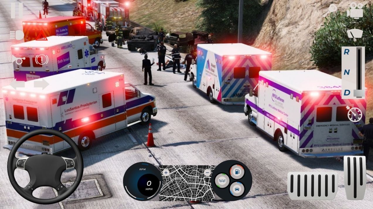 救护车城市模拟器游戏图1