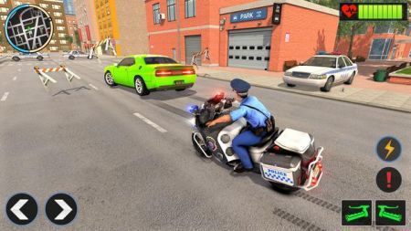 警察摩托自行车追逐犯罪游戏图2