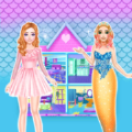 公主美人鱼娃娃屋游戏安卓官方版（Princess and mermaid Doll House） v1.0.4