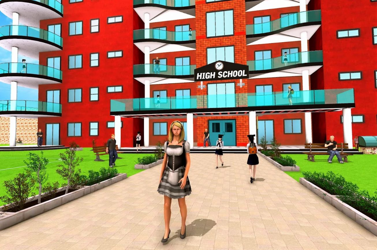 虚拟校园女生模拟器游戏中文版图片1