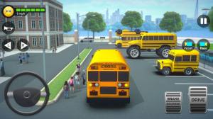 校车巴士模拟器游戏正版手机版（SchoolDriver） 图片1