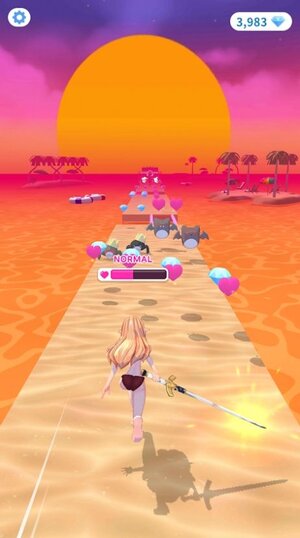 神奇的女孩跑游戏官方最新版(Magical Girl Run)图片1