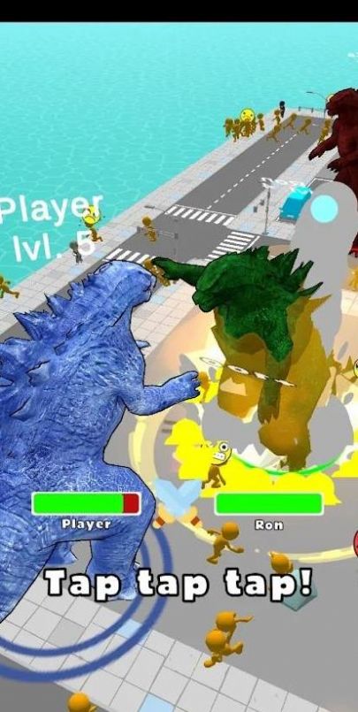 怪兽破坏竞技场游戏安卓版（Kaiju Rampage IO）图片1