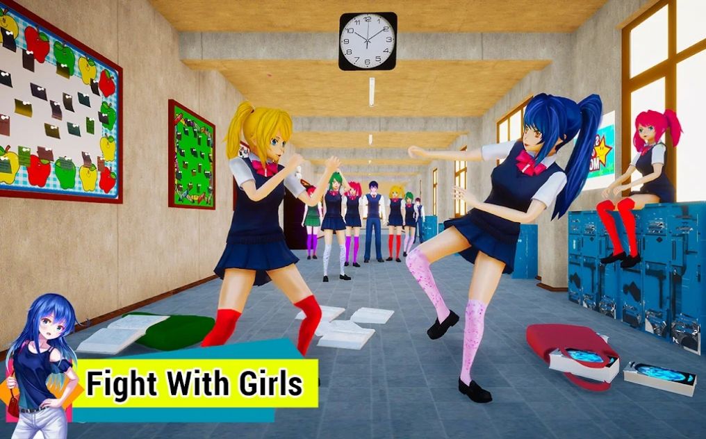 动漫女子高中游戏图1