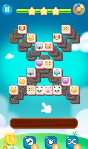 动物方块消消乐游戏中文版(Animal Tile Match)图片1