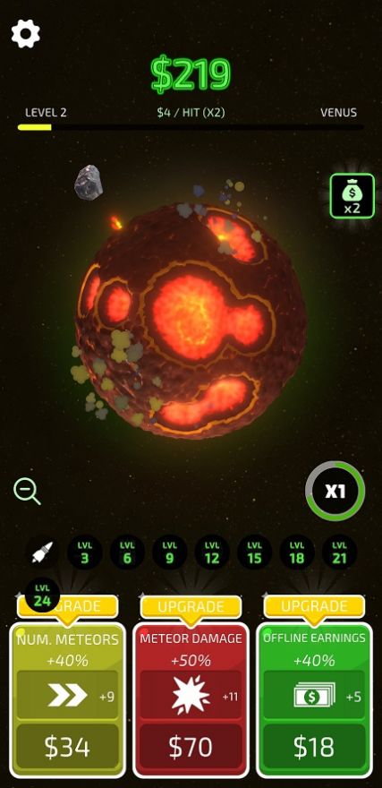 空闲星球毁灭游戏安卓版图片1