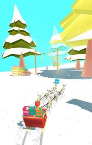 Santa Sled Runner游戏官方版（Santa Sled Runner）图片1