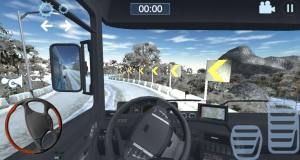 雪地卡车驾驶模拟游戏图2