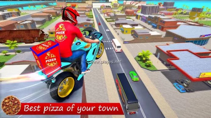 披萨自行车游戏图3